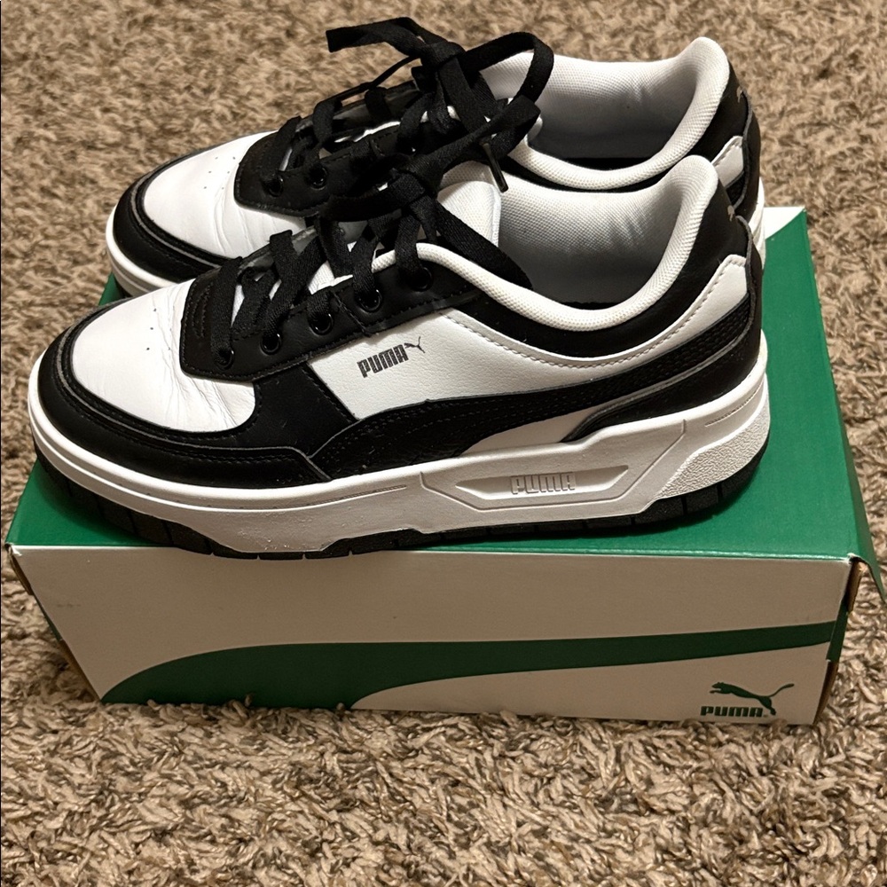 Puma Women’s Cali Dream Size 8 Sneakers Black & White - Picture 3 of 7